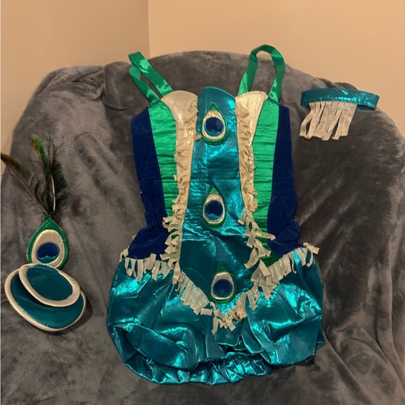 Rosta Imposta Teen size Peacock Halloween Costume - Picture 3 of 7